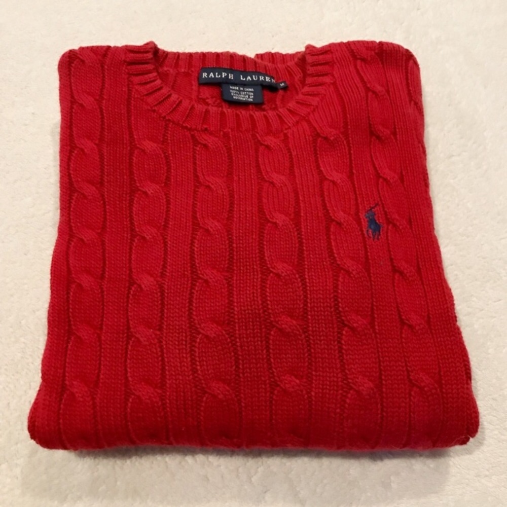 Ralph Lauren Cable Knit Crew